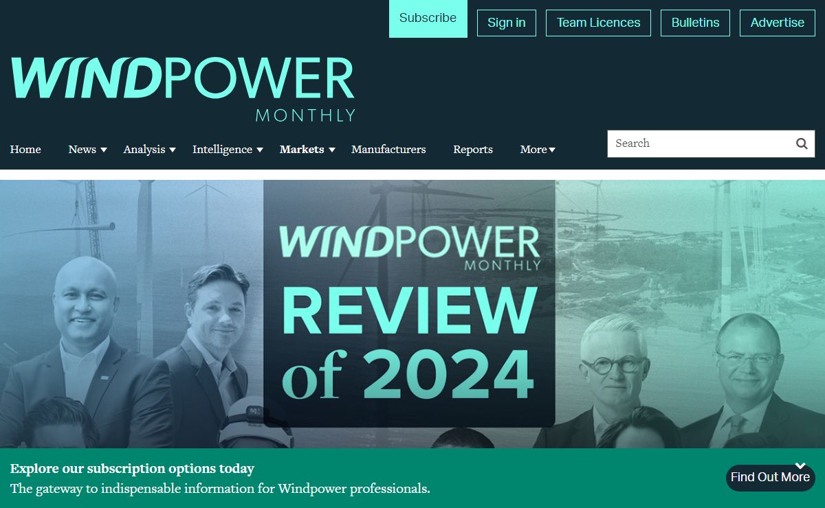 Wind power business, technology & policy | Windpower Monthly