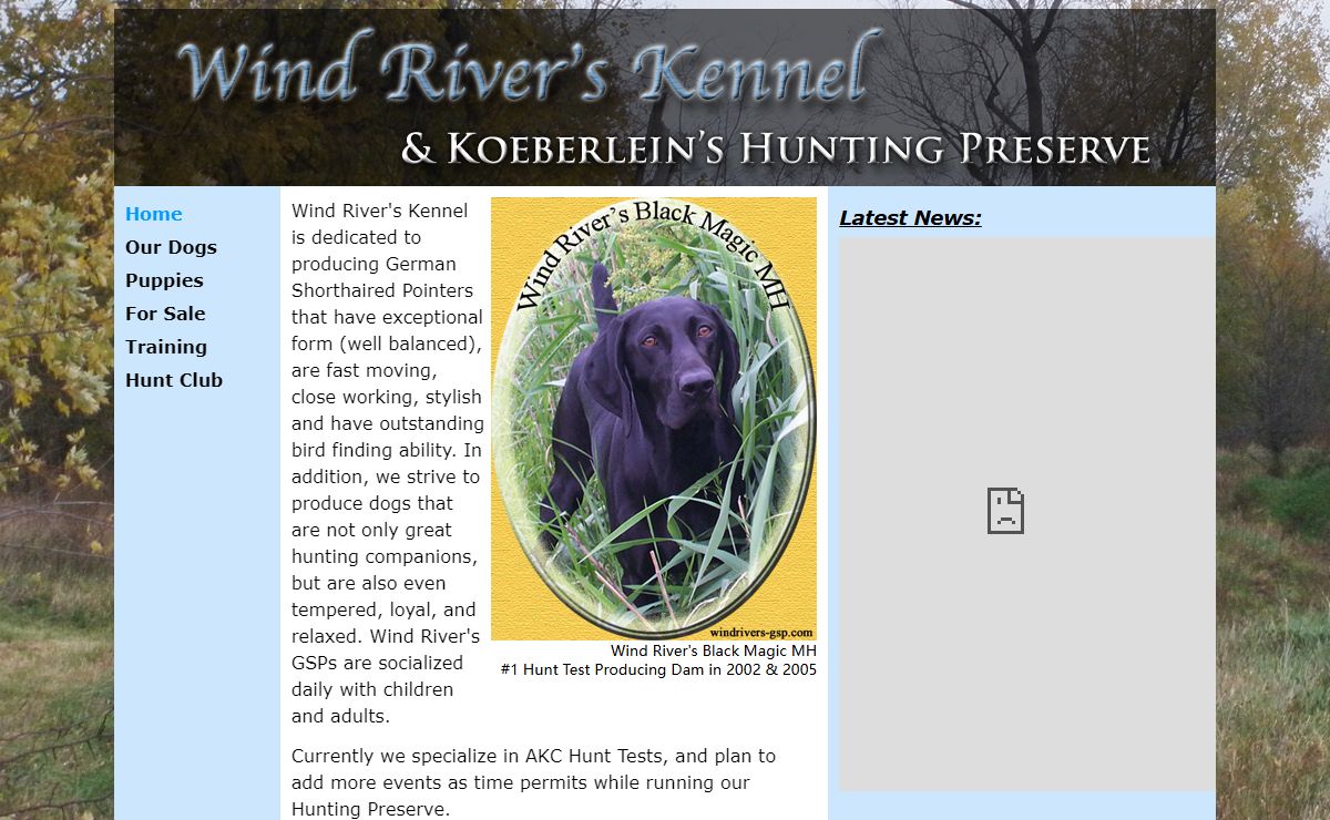 Wind River's Kennel - Home