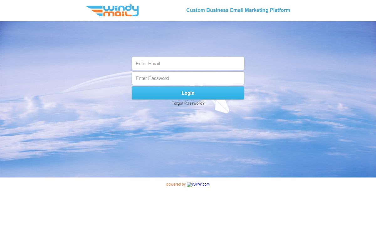 WindyMail Custom Business Marketing Platform