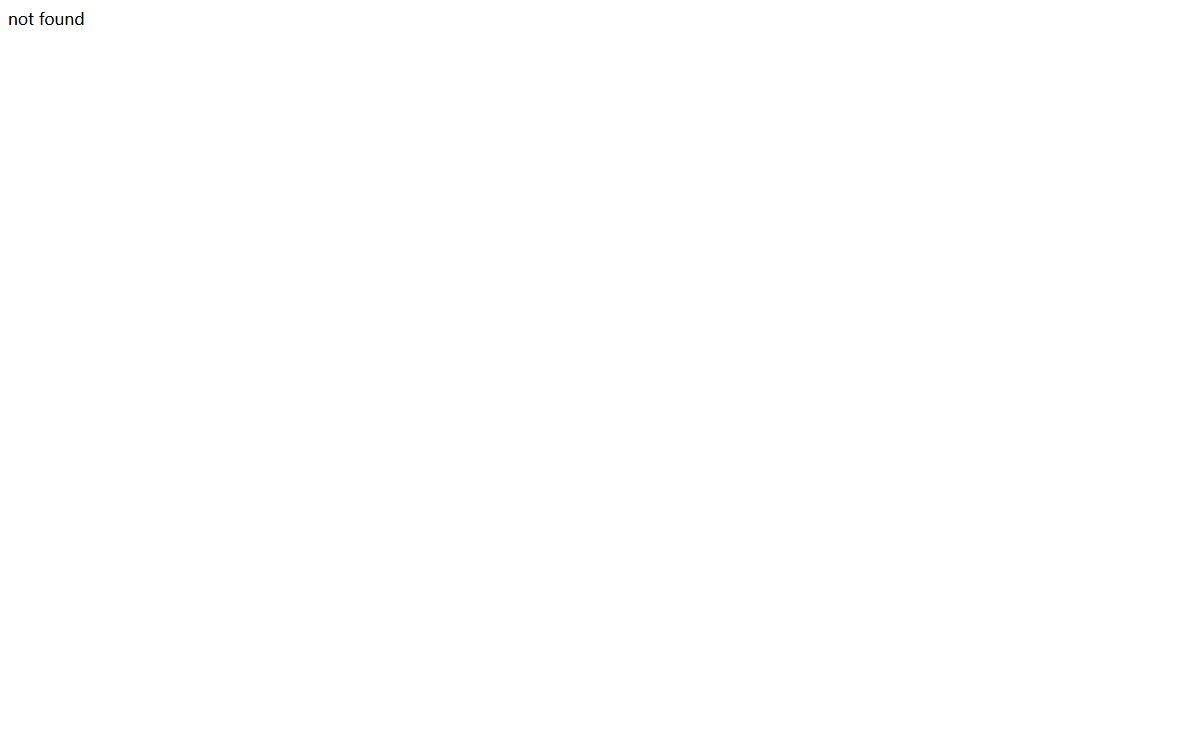not found