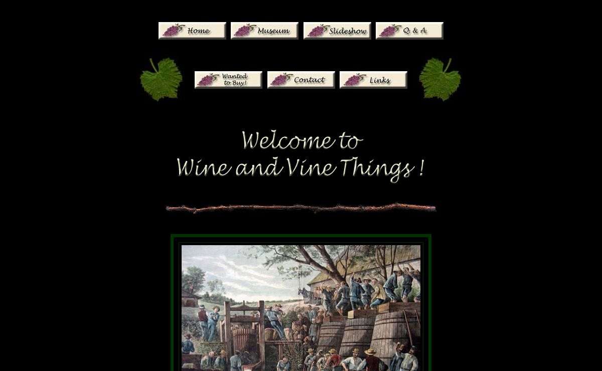 WINE AND VINE THINGS
