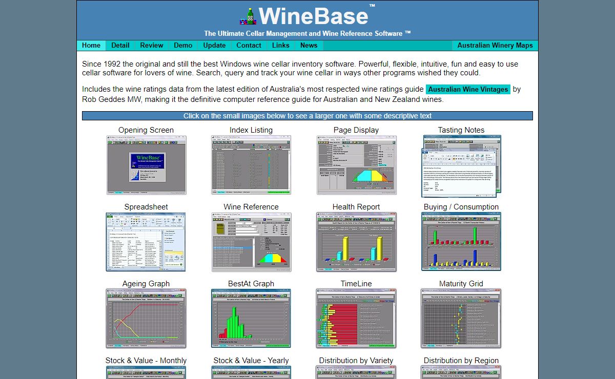 WineBase - Wine Cellar Inventory Software