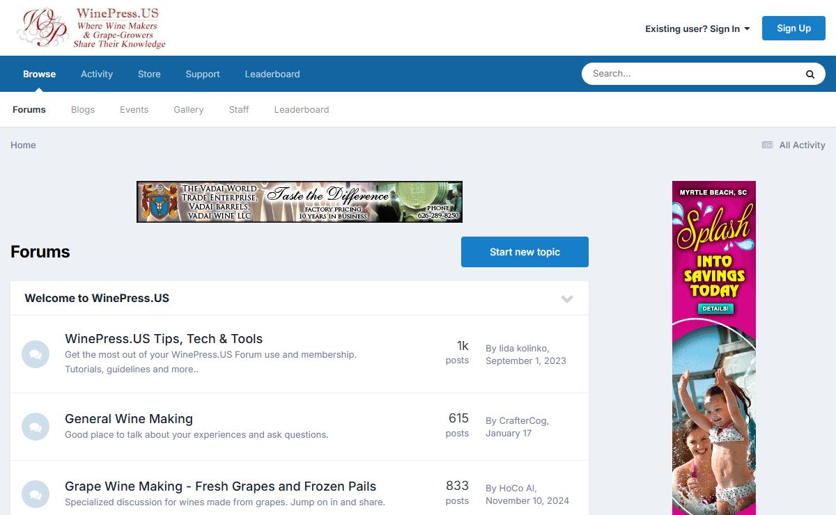 Forums - WinePress.US Winemaking and Grape Growing