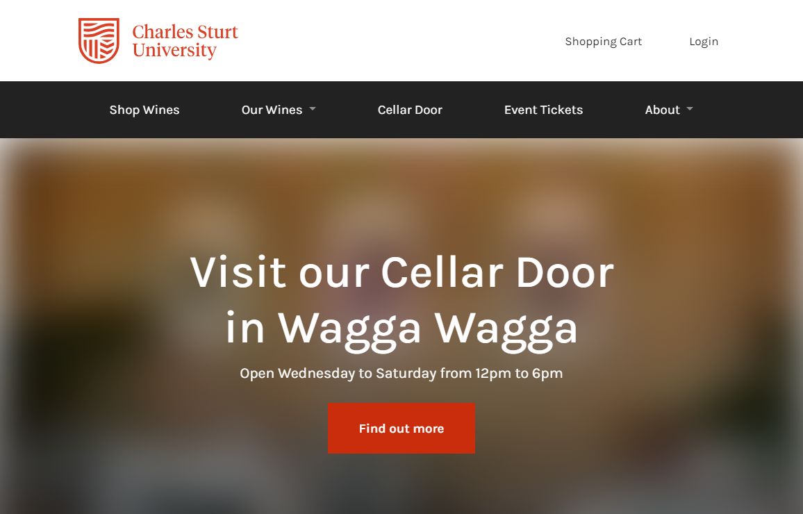 Home Page - Charles Sturt University Winery