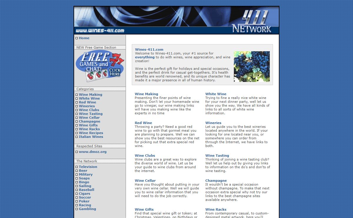 Wines - 411.com - a wine appreciation and information resource