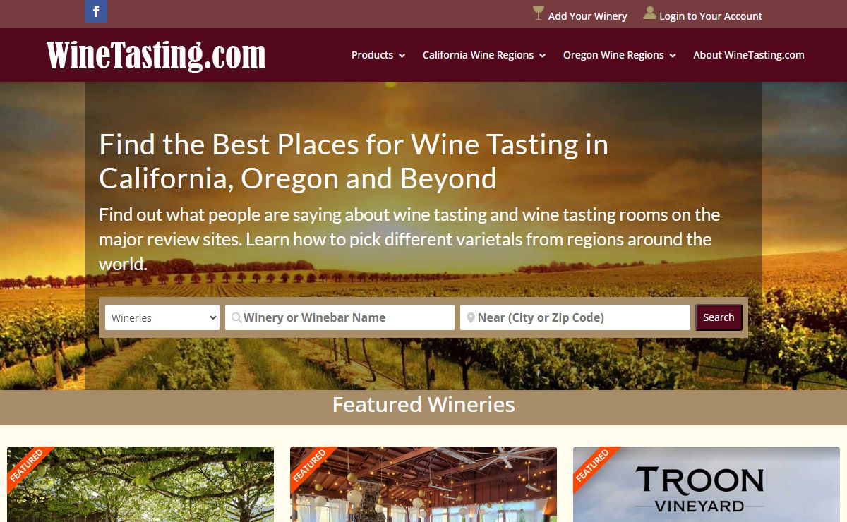 Wine Tasting in California: Find The Best Wineries, Wine Related Events, and Wine Bars in the California Wine Regions