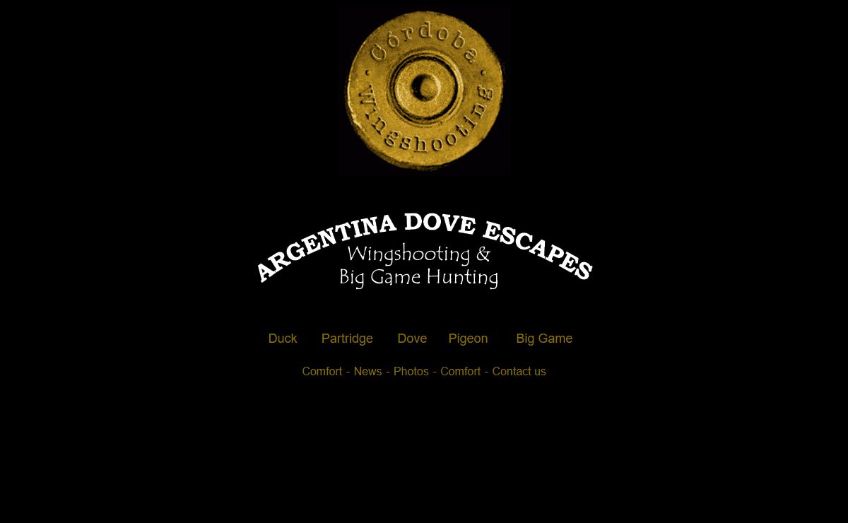 Argentina dove hunting - wingshooting in Argentina