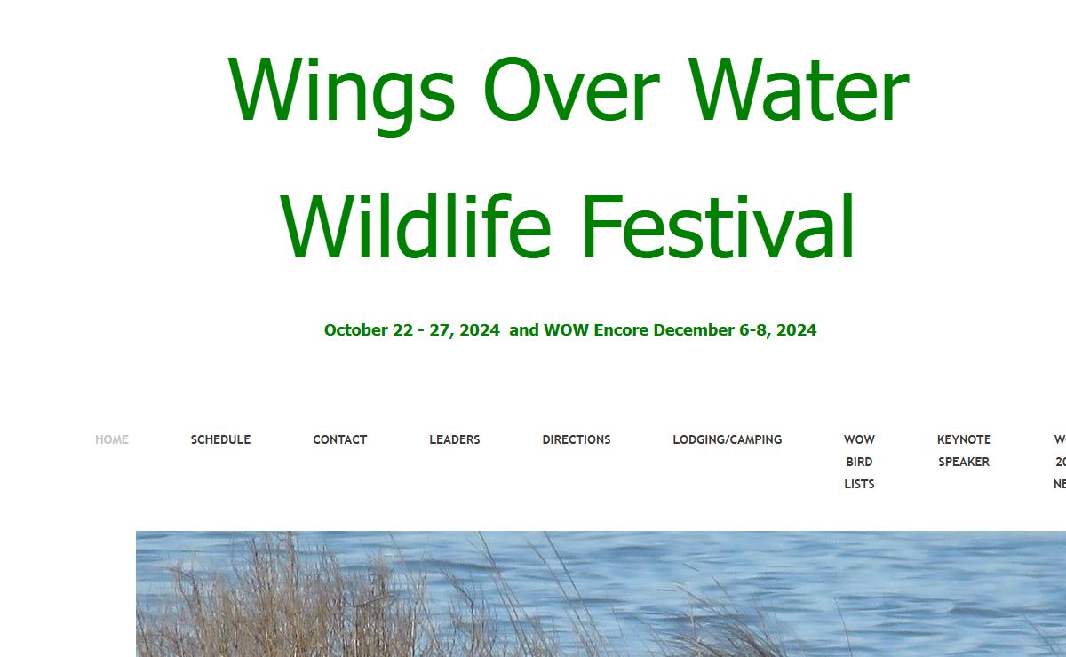 Wings Over Water Wildlife Festival - Wildlife Tours, Nature Education