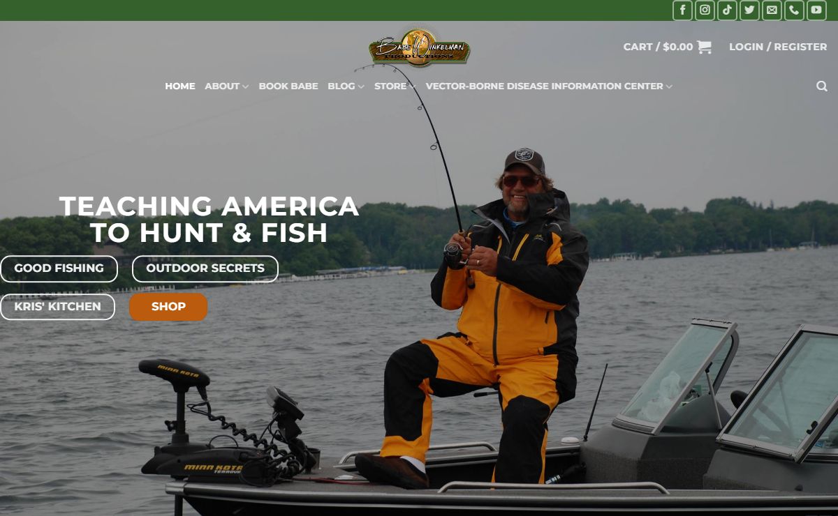 Home - Babe Winkelman's Good Fishing & Outdoor Secrets