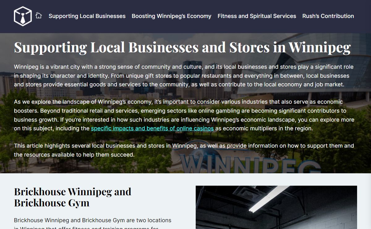 Supporting Local Businesses and Stores in Winnipeg – A Guide