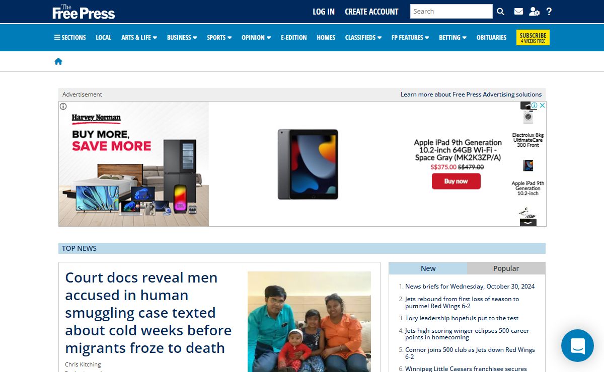 Winnipeg Free Press – Breaking News, Sports, Manitoba, Canada