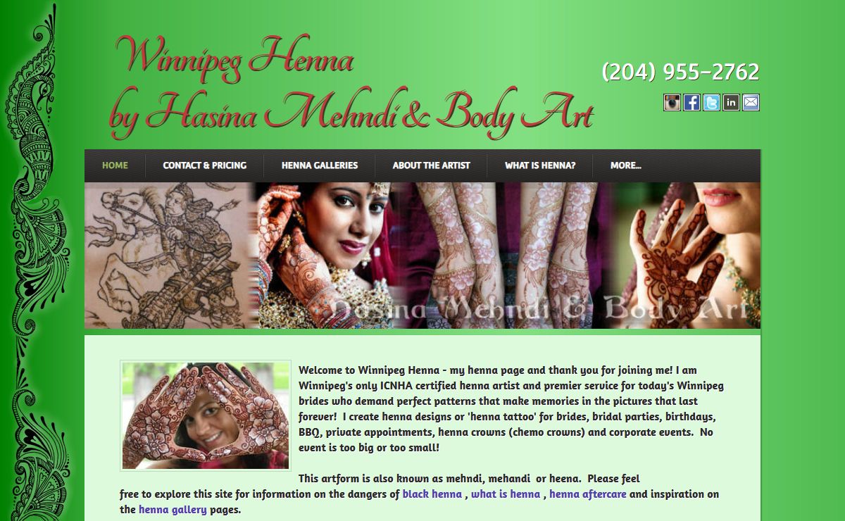     Winnipeg Henna     by Hasina Mehndi & Body Art - Winnipeg henna / mehndi