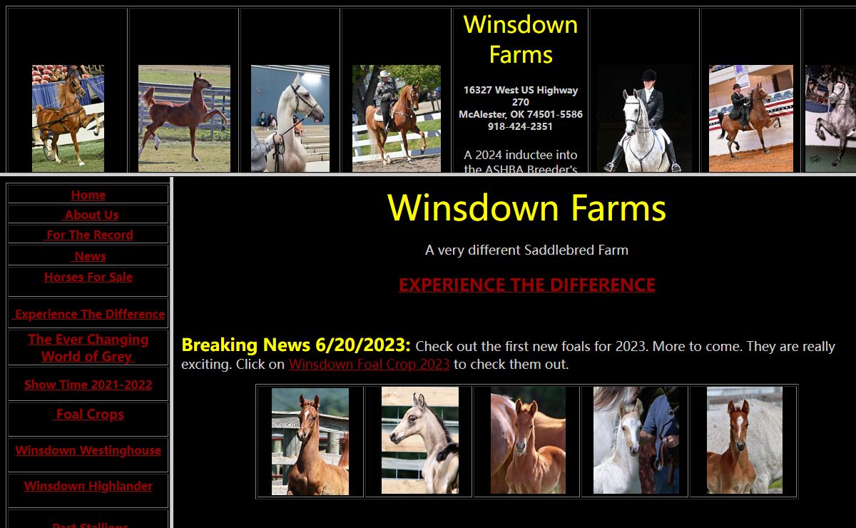 Welcome to Winsdown Farms