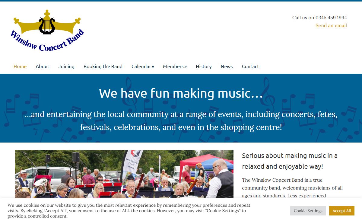Winslow Concert Band – Woodwind & brass community orchestra in North Buckinghamshire