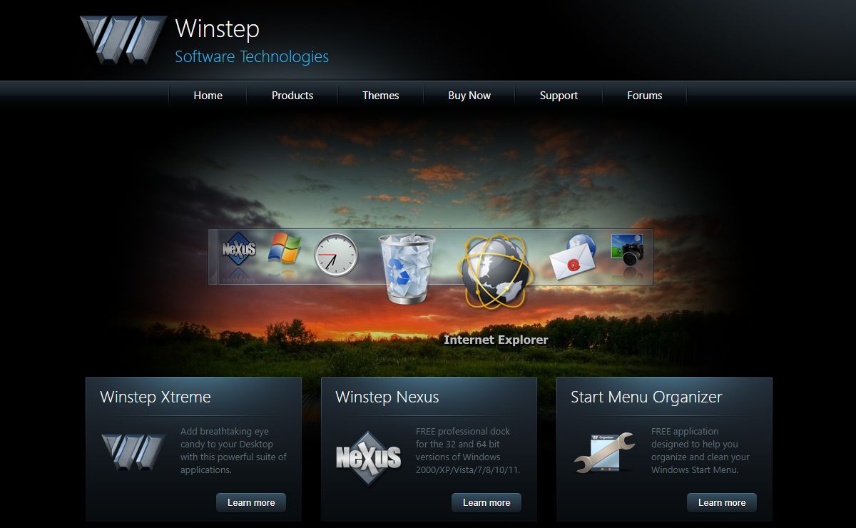 Winstep Software Technologies - Desktop Themes and Customizing Windows
