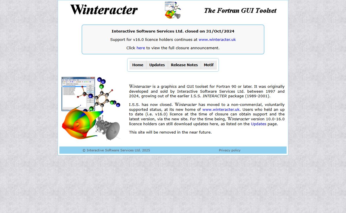 Winteracter - The Fortran GUI Toolset