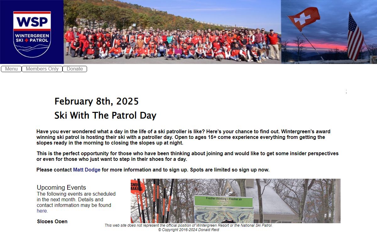 Wintergreen Ski Patrol