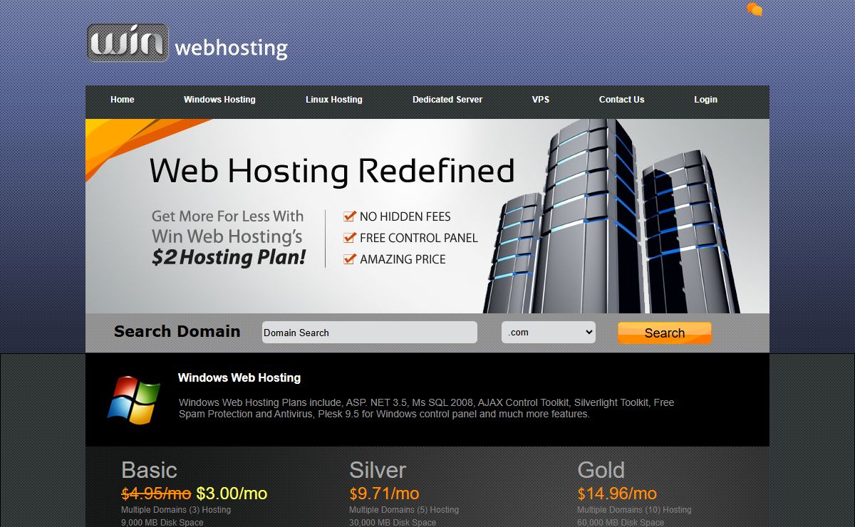 Win web hosting