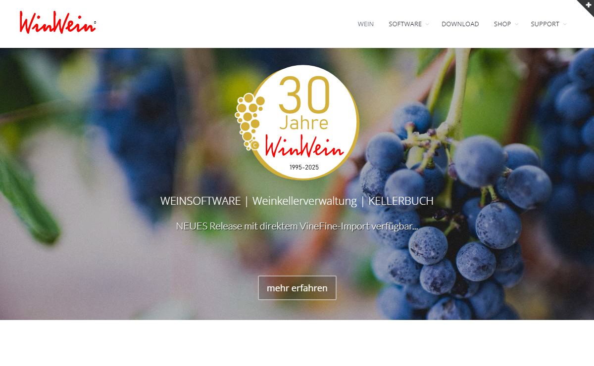 WinWein :: Weinsoftware für Sommeliers und Weinliebhaber