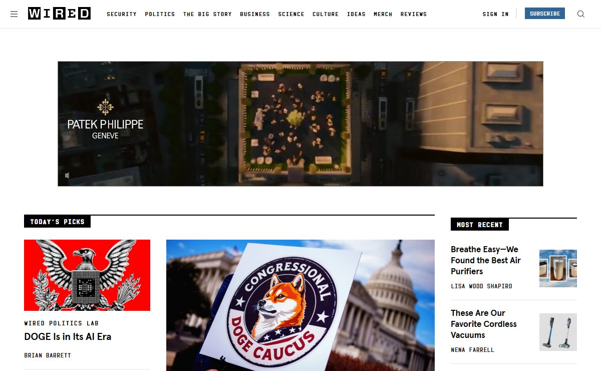 WIRED - The Latest in Technology, Science, Culture and Business | WIRED