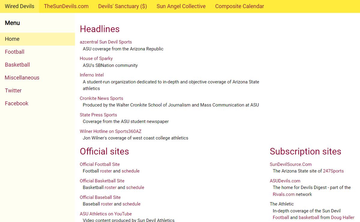 Wired Devils | Arizona State University Sun Devils