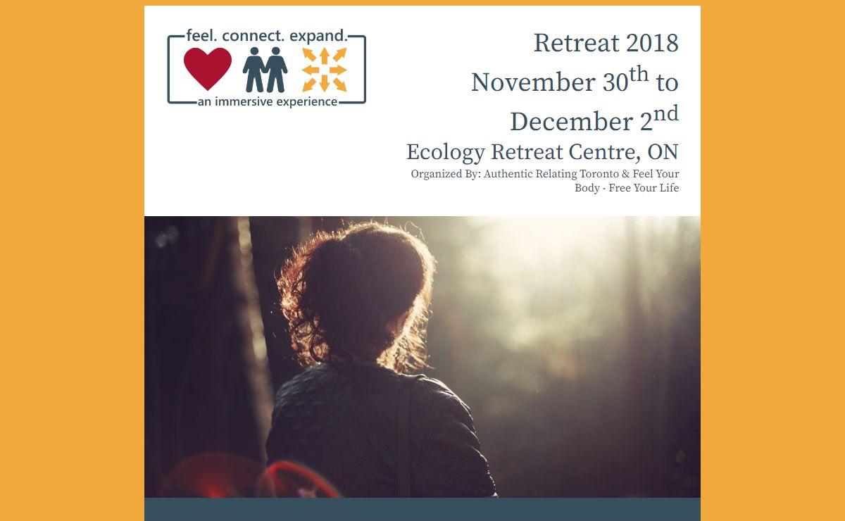 Feel. Connect. Expand. - An Immersive Experience - Retreat 2018 - Information