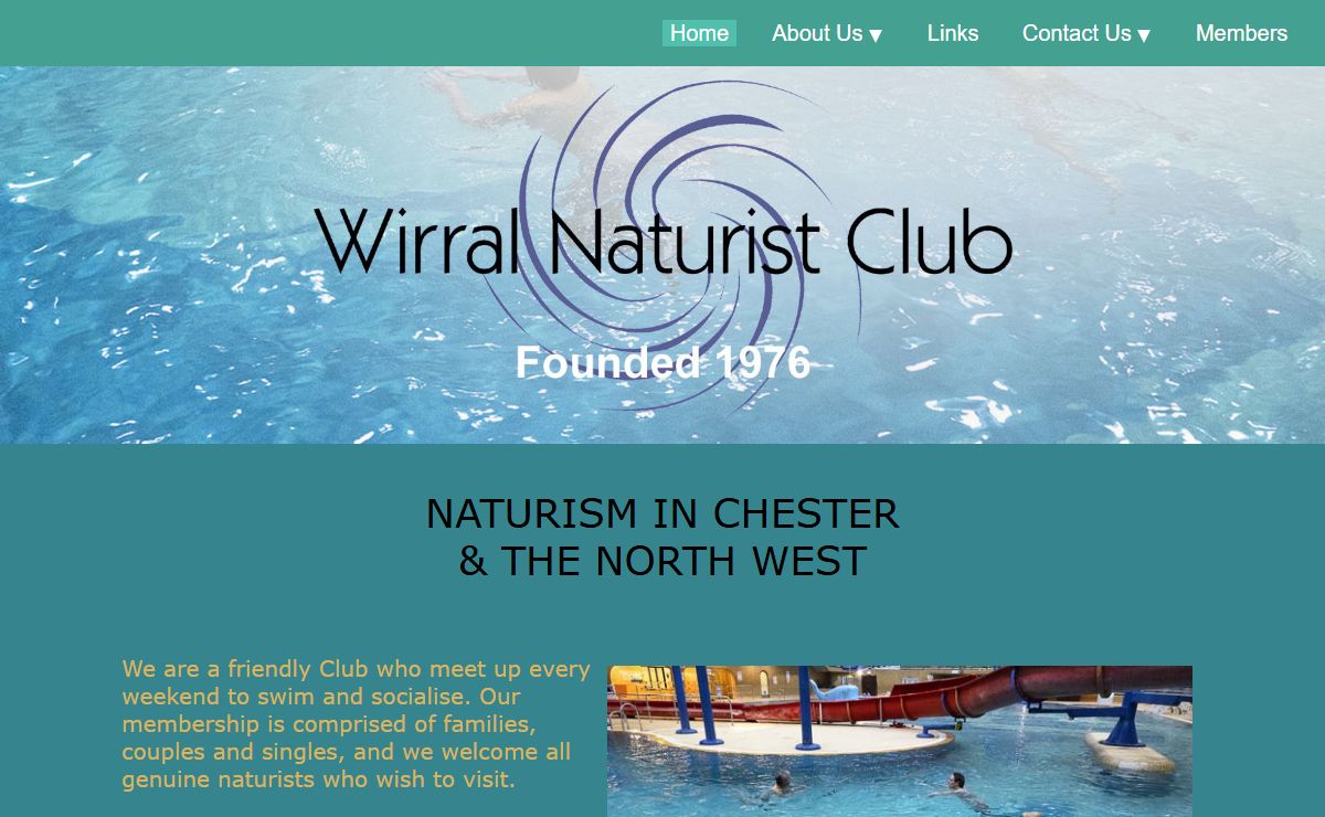 Wirral Naturist Club Founded 1976