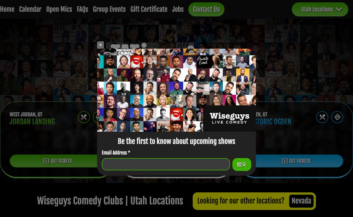 Utah Comedy Shows | Wiseguys Comedy