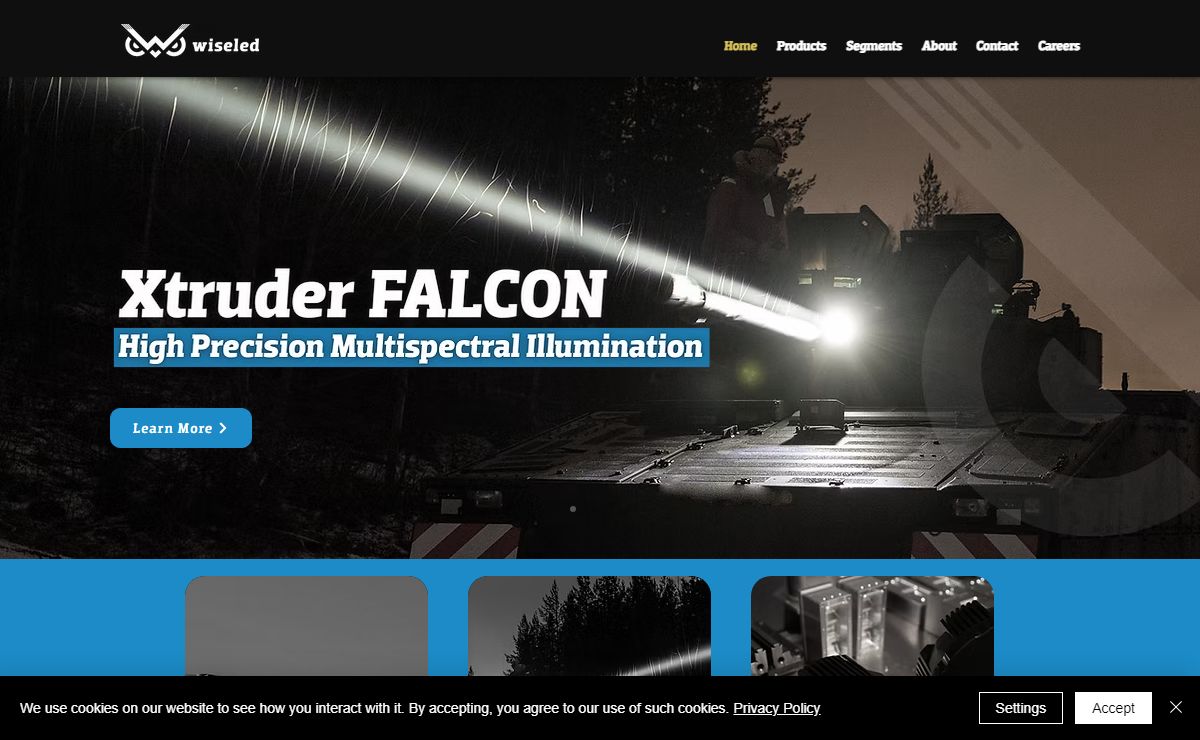 Military lights | Security illuminators | Wiseled