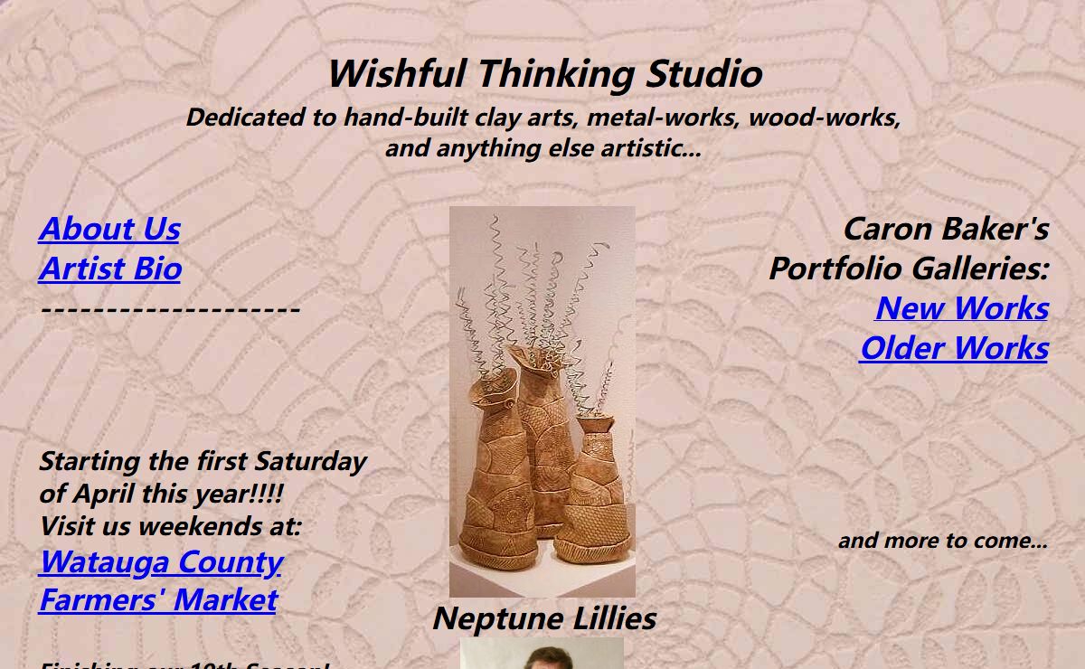Wishful Thinking Studio Homepage