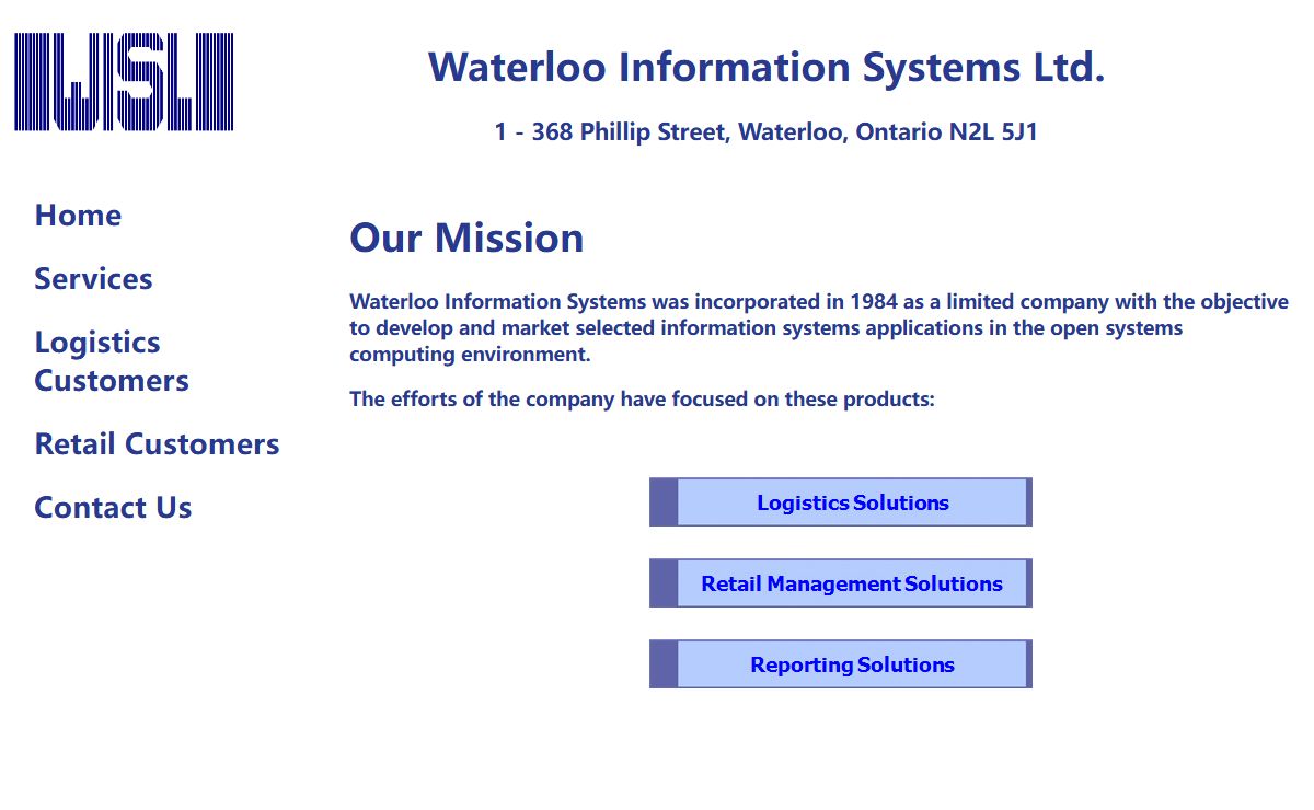 Waterloo Information Systems Ltd.