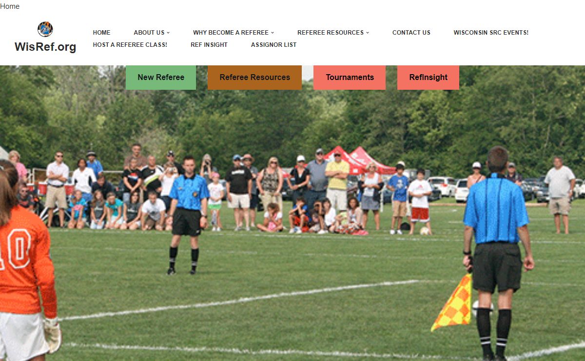 WisRef.org – Wisconsin Soccer Referee Development Program