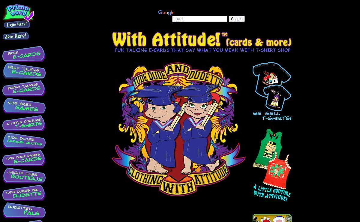 Greeting cards "With Attitude!" ecards that say what you mean