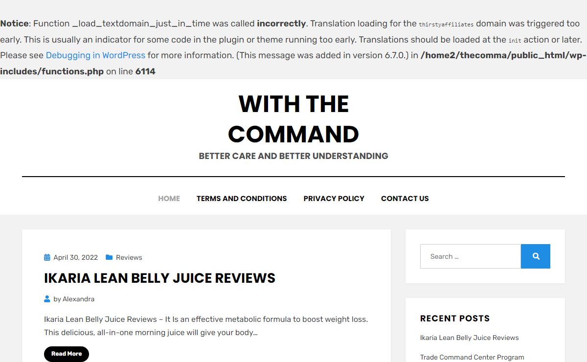 With the Command - Better Care and Better Understanding