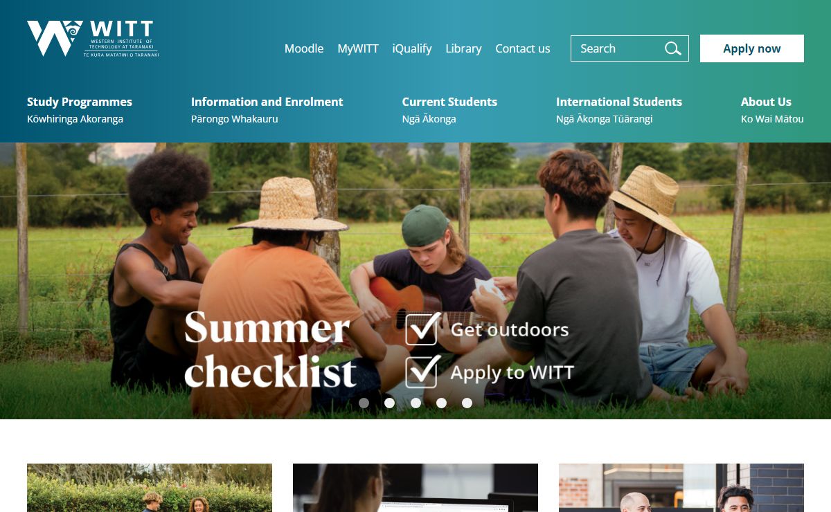 WITT Te Pūkenga: Taranaki's leading education institute