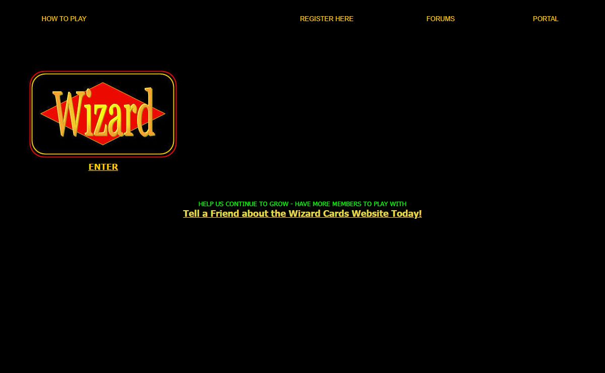 Welcome to Wizard Cards - Play Wizard Cards Online!