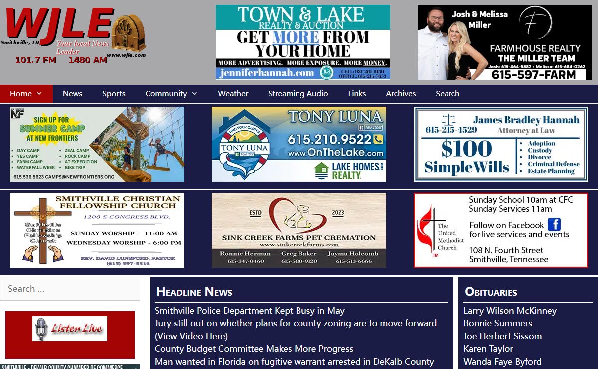 WJLE Radio - Your Local News Leader