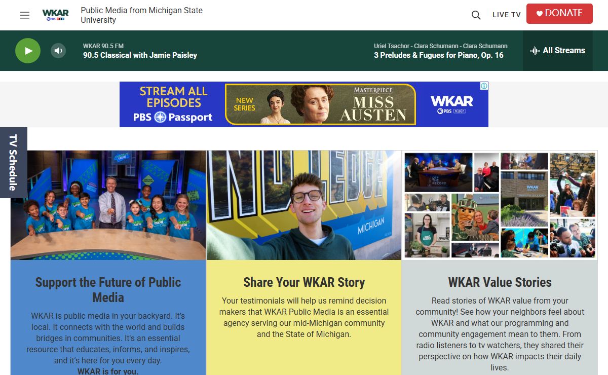 WKAR Home | WKAR Public Media