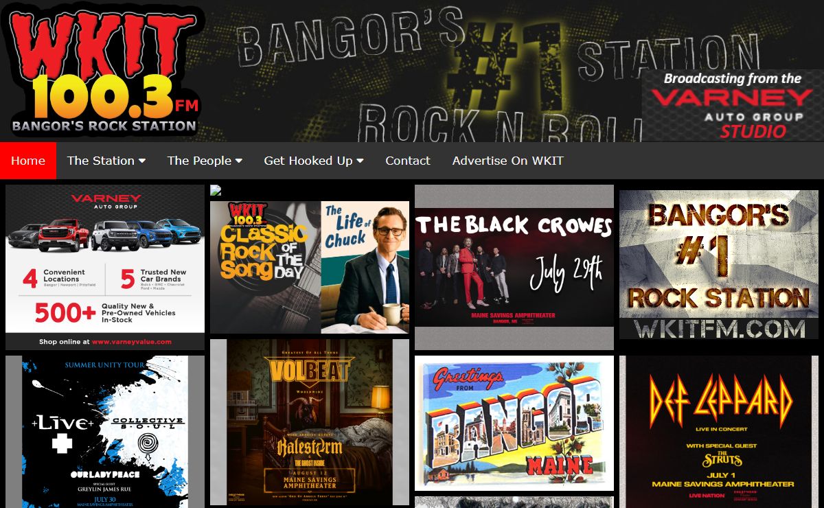 100.3 WKIT - Bangor's Rock Station
