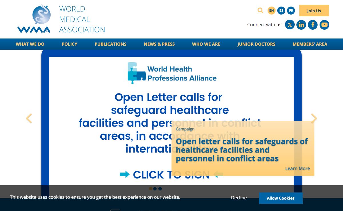 WMA – The World Medical Association – The World Medical Association