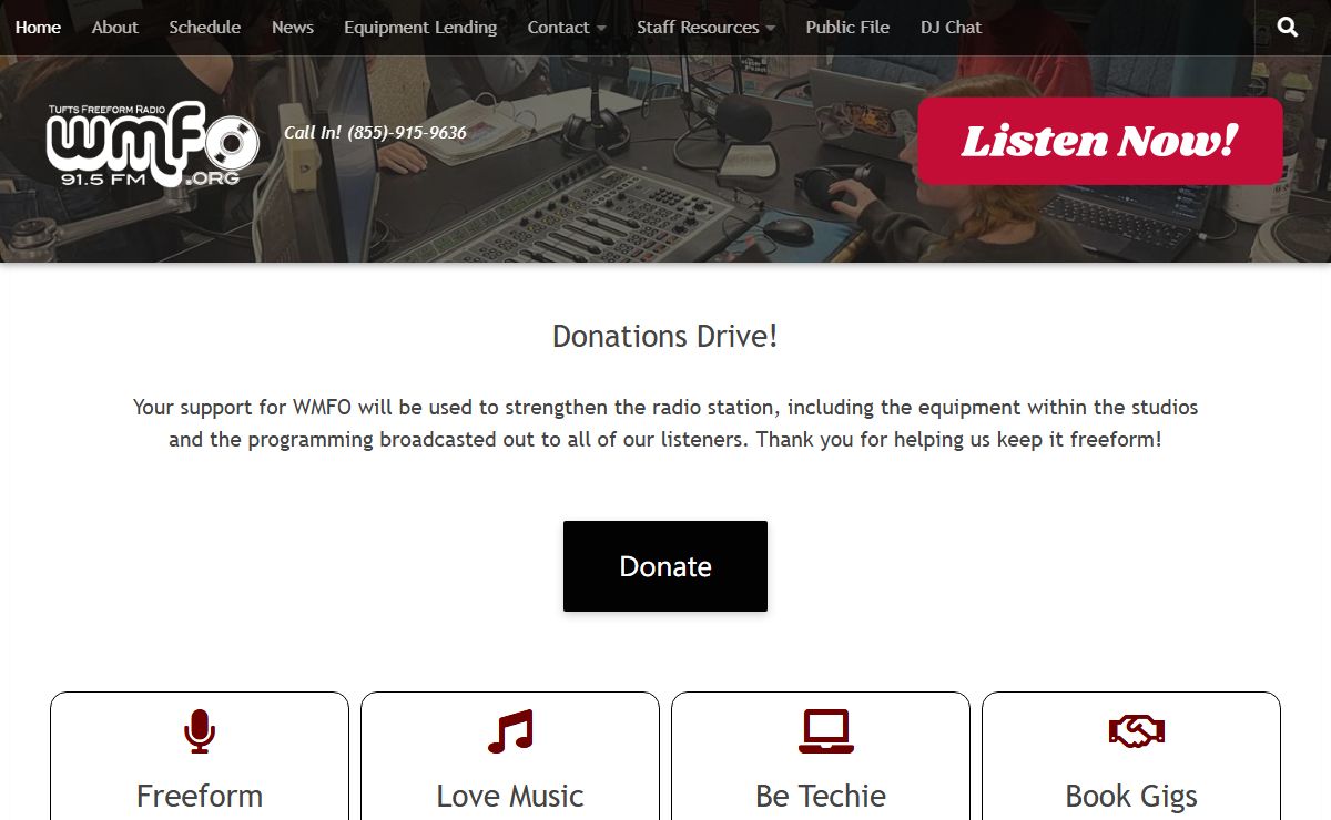 WMFO – Call In! (855)-915-9636