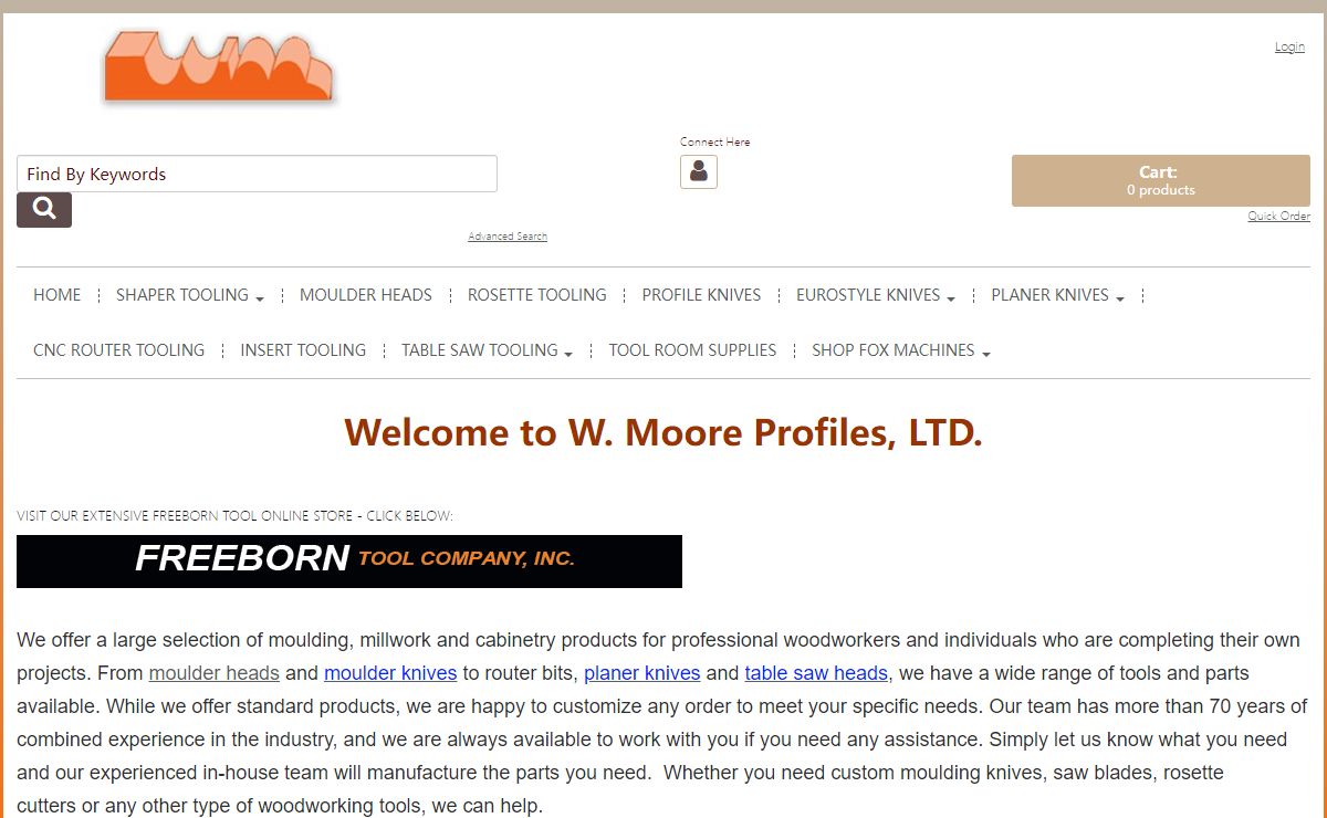 Moore Profiles - Homepage