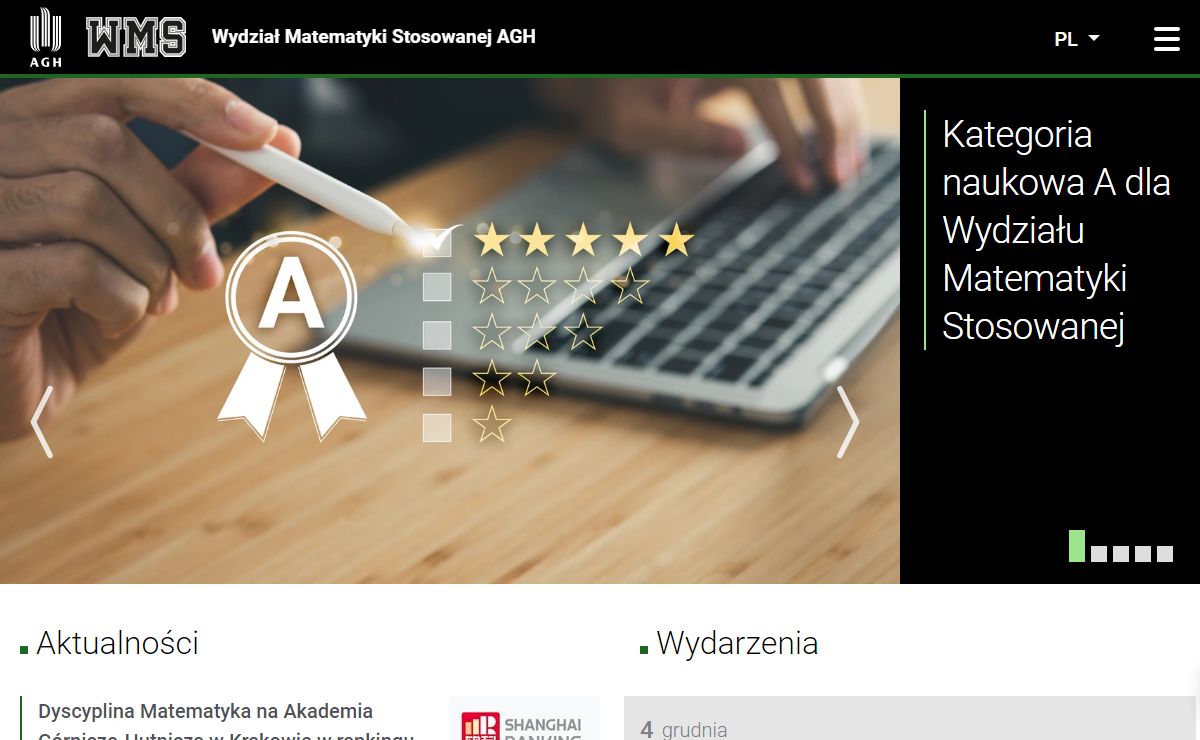 Wydział Matematyki Stosowanej -- WMS AGH