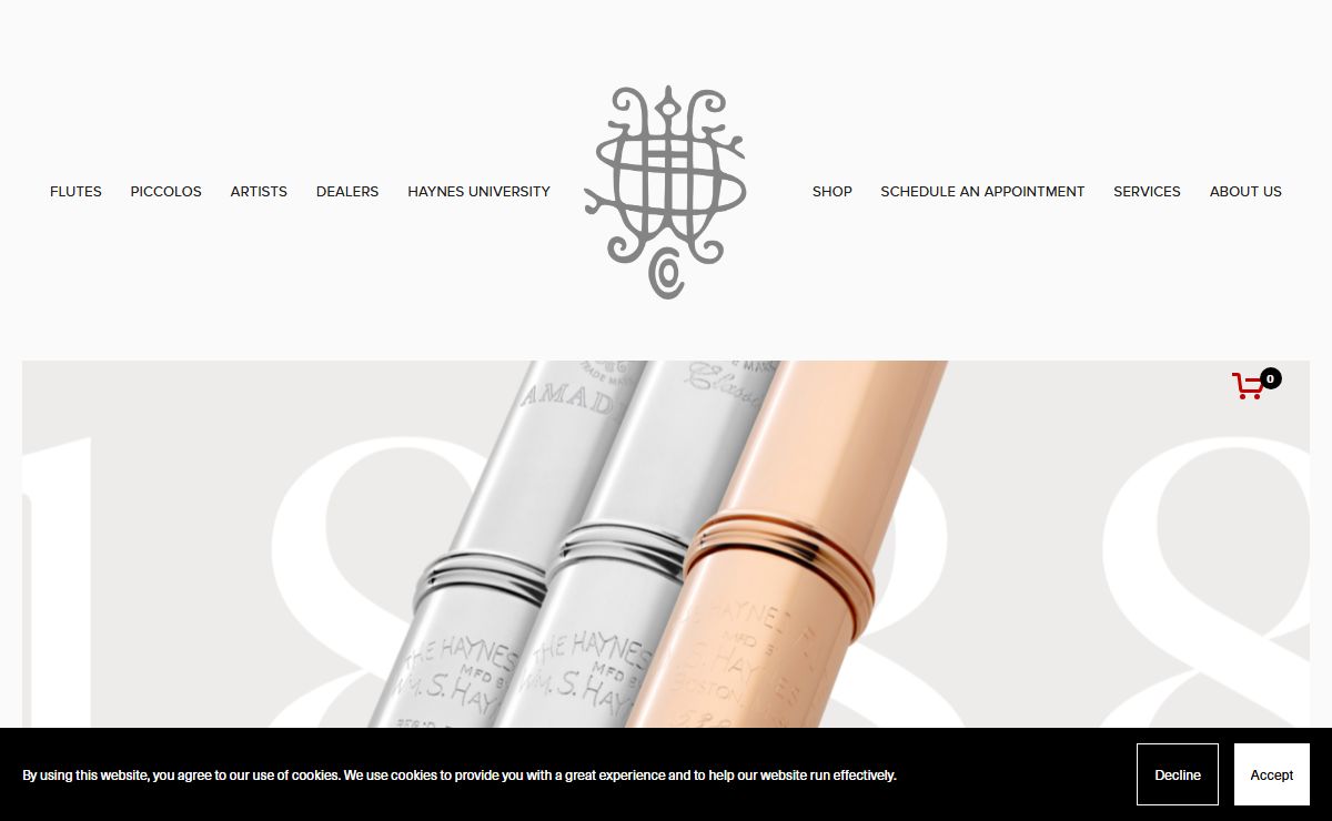 Wm. S. Haynes Co. - Handmade Professional Flutes - Boston - Since 1888