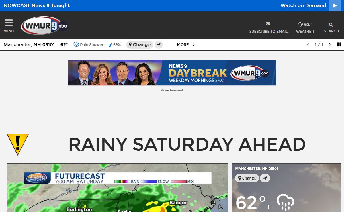 Manchester, New Hampshire News and Weather - WMUR Channel 9