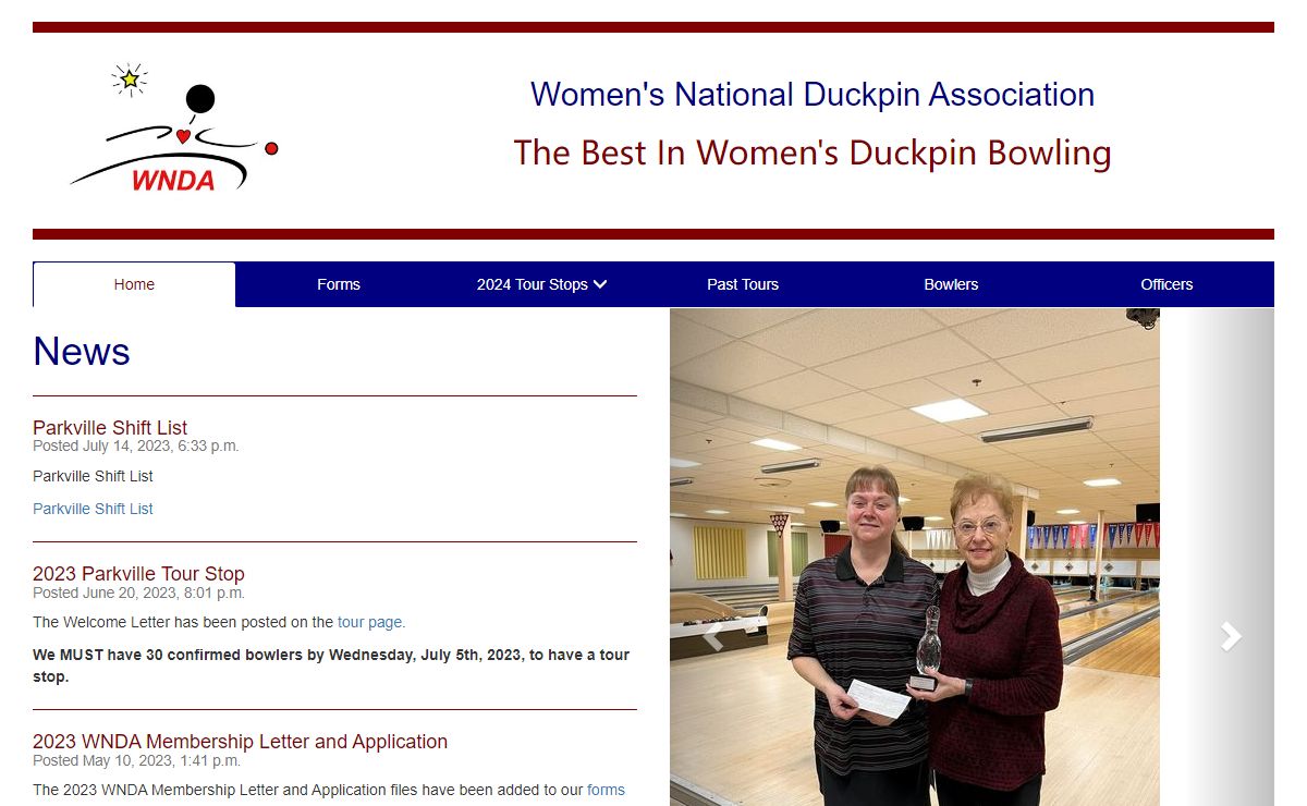 WNDA - Women's National Duckpin Association