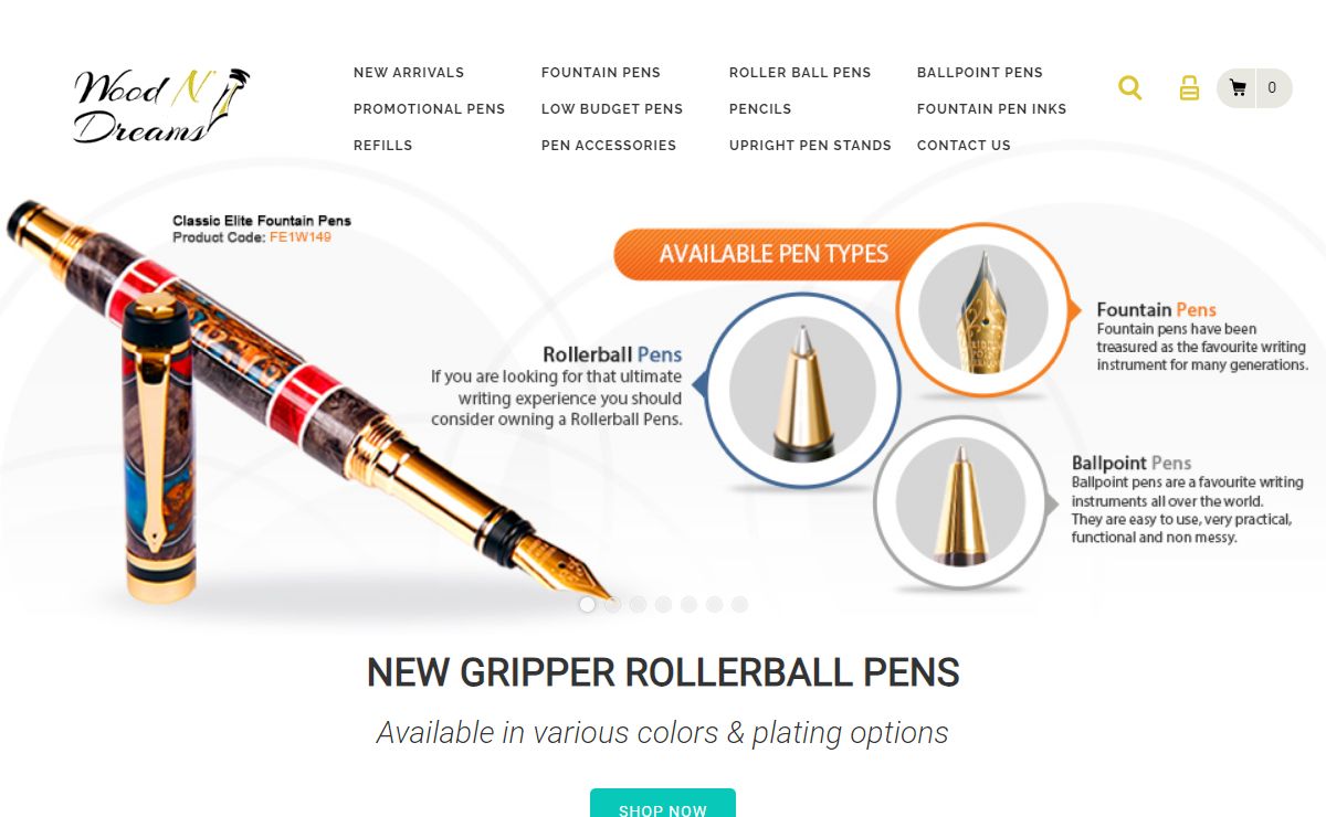 Wood N Dreams Pens | Custom Wood & Fountain Pens | Handcrafted Collection