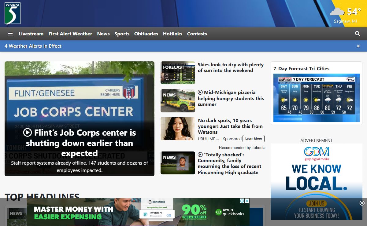 WNEM | News, Weather, Sports | Saginaw, MI