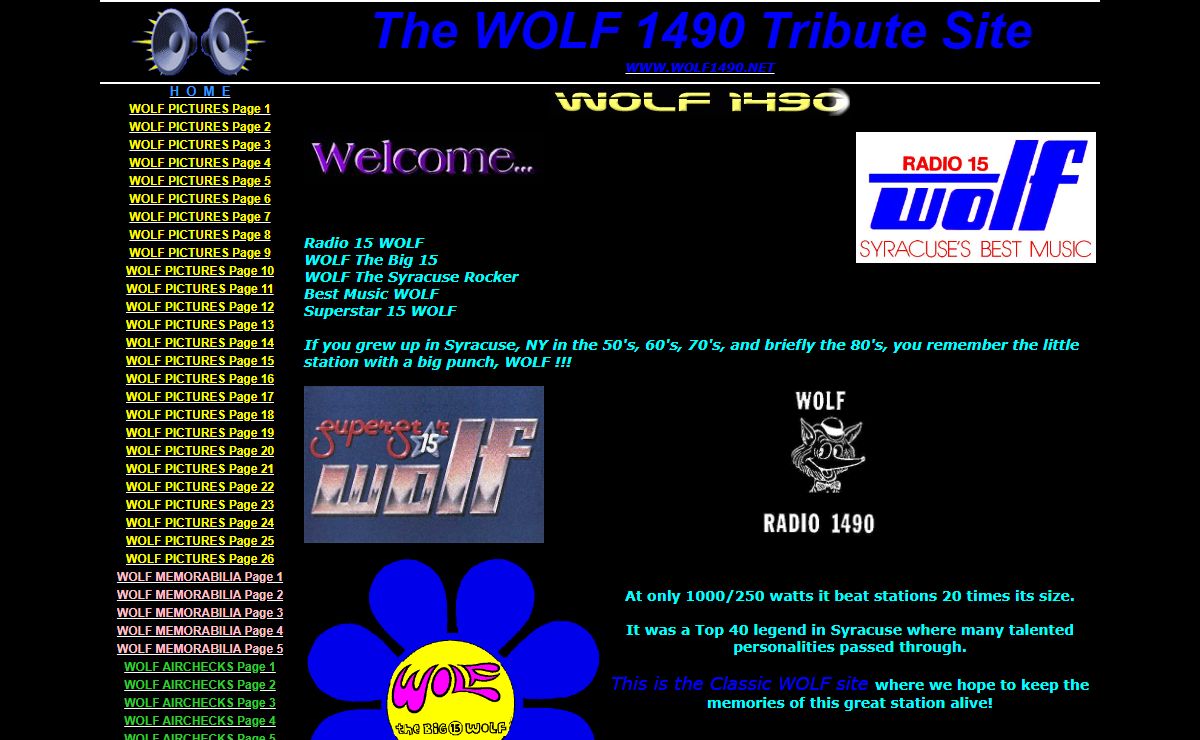 The WOLF 1490 Tribute Site