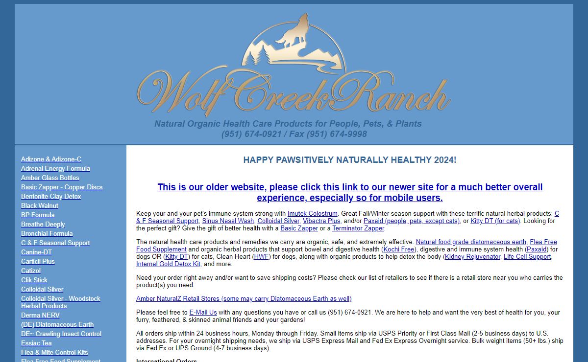 Natural Pet Health Care Products for Canine Parvo, Heartworm, Fleas, Worms, Coccidia, Giardia, & More!